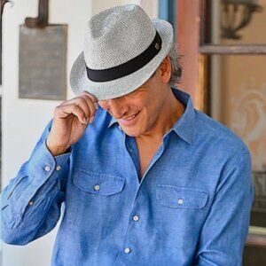 WALLAROO HAT COMPANY Charlie Trilby Unisex Lightweight Rain Friendly Size L/XL